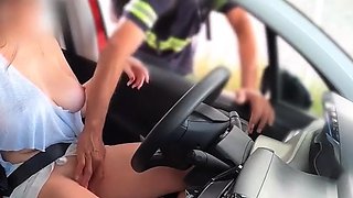 Stranger Groping Wife Ask For Directions.