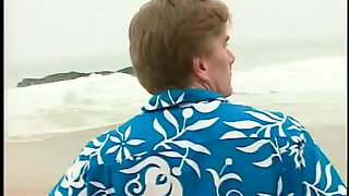 Deserted beach witnesses hot fucking action with a pretty blonde