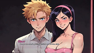 My New Girlfriend Taboo Hentai Game Ep.62 Swinger Couple Caught During a Deepthroat Foursome in the Club Vip Booth!