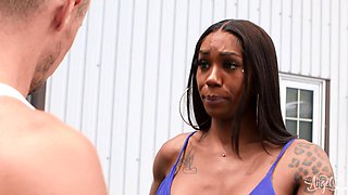 Skyy Knox's Wet Garage Affair Ignites Passion