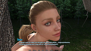 Stimulating My College GF Clitoris to Unrinate in the Nude Forest by Hoisting Her in Arms