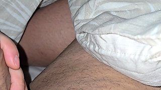 Step Daughter Craves Step Dad Cock After Cum Inside Step Mom - handjob in bed his dick