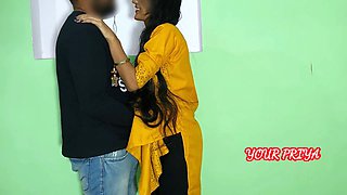 Husband of sister bangs Indian teen with clear Hindi voice and deepthroats her pussy up close