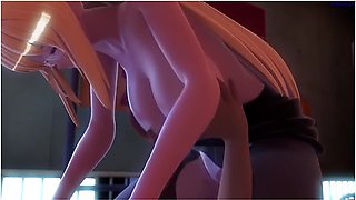 Hot Blonde Teacher Invited Guy Home For Private Fucking Session [to Love Ru Diary] / 3d Hentai Game