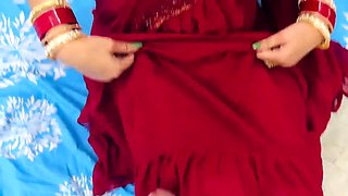 Cute saree bhabhi gets naughty with her devar for rough and hard sex after smoke with her in Hindi