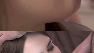 Sh Blowjob, Super Close-up, Cum in Mouth