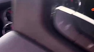 A super sexy brunette massages her big boobs