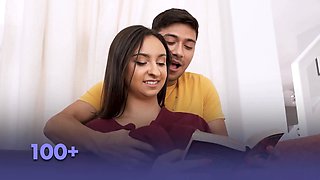 What happens when you knock on a neighbor’s door and the bodacious freeuse cougar Crystal Shows up