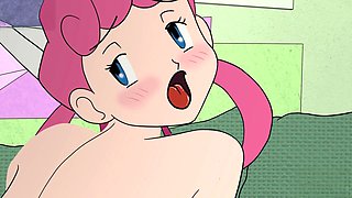 Nurse Joy from Pokémon gets wild in this uncensored hentai adventure