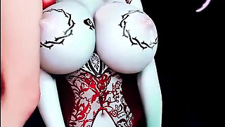Bigboobs Neural Goddess in Thicc Form - 3D Animation Hentai