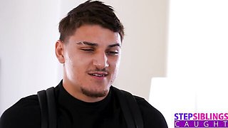 Step Siblings Caught - stepbrother scene