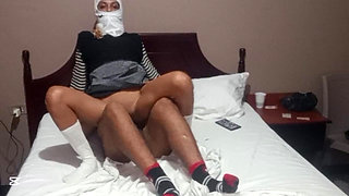Desi 18-year-old schoolgirl rode her stepbrother's cock