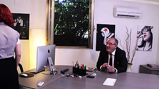 Brunette Maid Threesome DP with Big Cock - Poolside Anal Creampie & Squirting Pussy