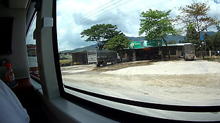 Risky ****** Masturbation in Bus