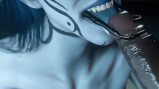 Madruga3d Hungry Succubus Gets Her Throat Destroyed by BBC - Swallowing Every Drop of Cum